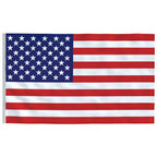 vidaXL US Flag Multicolor 68D 100% polyester Large Durable US Flag