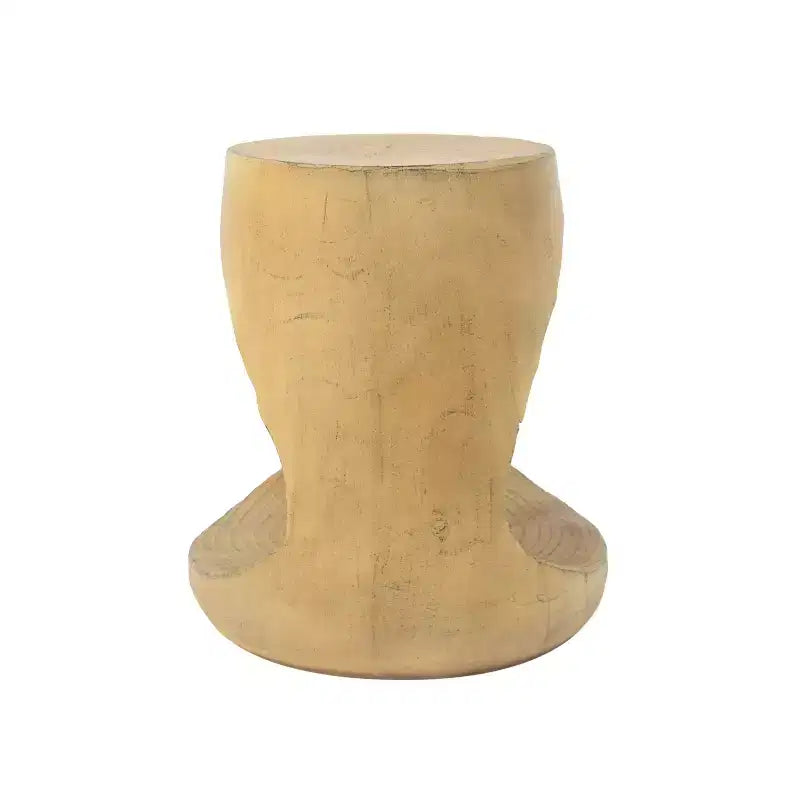 Hollow Side Table, Wood-like texture, Black Color