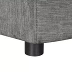 Twin Size Convertible Ottoman Sleeper Bed with Mattress - Space-Saving Guest Bed for Living Room & Apartment