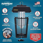 Flowtron Replacement Bulb for Indoor Bug Zapper ??? 2-Pack UV Lamps, 10W, 3000V Power Output.