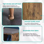 BestMassage Shoe Bench Storage Shoe Organizer Entryway Bench with with Cushion