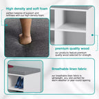 BestMassage Shoe Bench Storage Shoe Organizer Entryway Bench with with Cushion