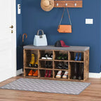 BestMassage Shoe Bench Storage Shoe Organizer Entryway Bench with with Cushion