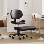 Pinmoco Armless Cross Legged Office Chair, Extra Wide Seat, 360 Swivel Design, Ergonomic Desk Chair for Home Office, Gaming & Meditation