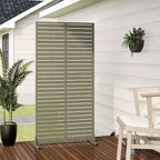 PexFix 72 in. x 35 in. Outdoor Privacy Rectangle Screen Galvanized Steel Panel Divider in Green