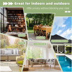 PexFix 72 in. x 35 in. Outdoor Privacy Rectangle Screen Galvanized Steel Panel Divider in Green