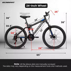Sturdy Steel Frame for Adults, Commuting, Travel and Off-Road Cycling