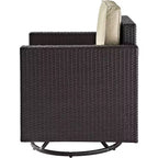 HomeStock Palm Harbor Outdoor Wicker Sofa