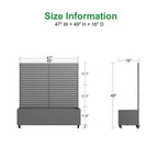 Iron Gray Planting Box with Climbing Frame - Outdoor Planting Box