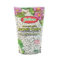 Hoffman Alabaster Blend Stone Chips Permanent Decorative Soil Cover, Pure Vermont Marble, 2 Dry Quarts