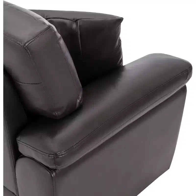 Faux Leather Sofa and Chair ,Ultimate Comfort Couch for Living Room-Morden Fort