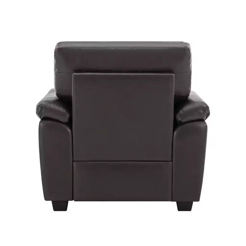 Faux Leather Sofa and Chair ,Ultimate Comfort Couch for Living Room-Morden Fort