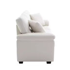 Faux Leather Sofa and Chair ,Ultimate Comfort Couch for Living Room-Morden Fort
