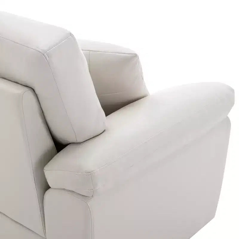 Faux Leather Sofa and Chair ,Ultimate Comfort Couch for Living Room-Morden Fort