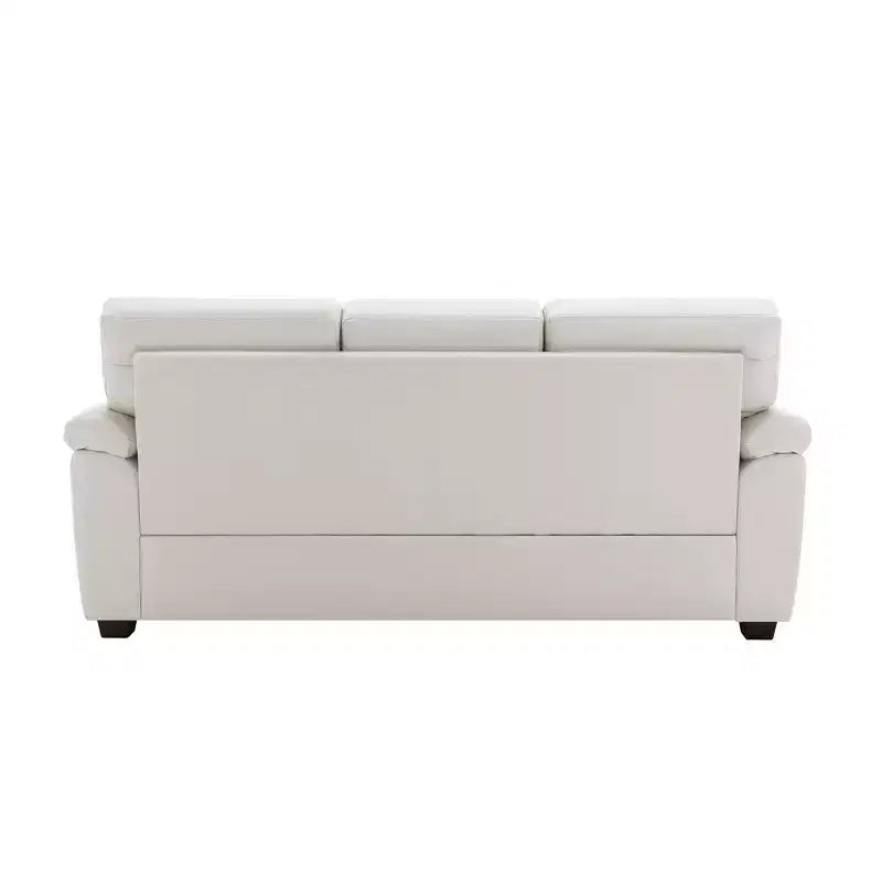 Faux Leather Sofa and Chair ,Ultimate Comfort Couch for Living Room-Morden Fort