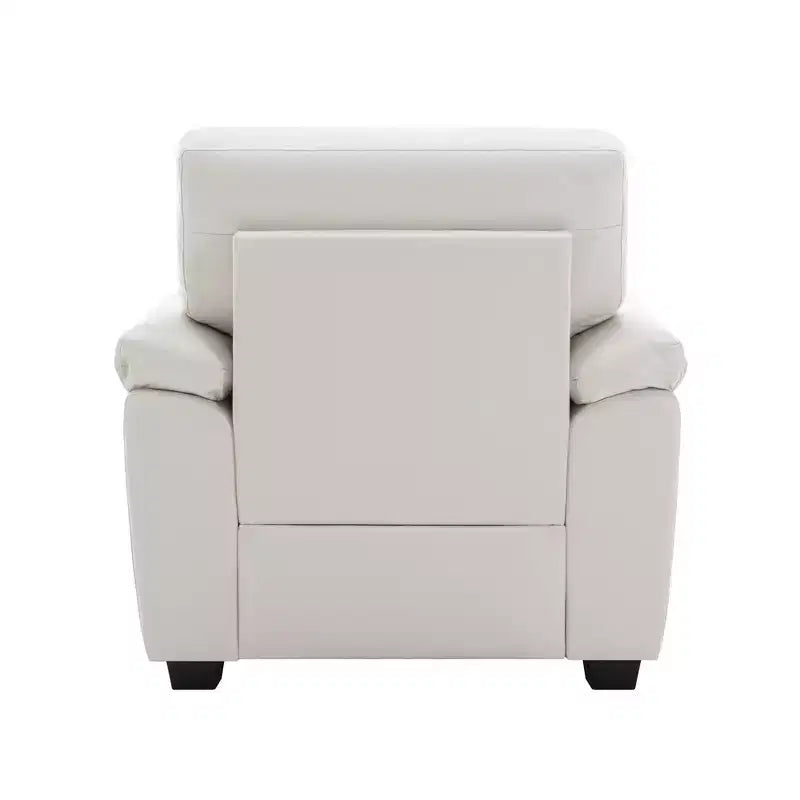 Faux Leather Sofa and Chair ,Ultimate Comfort Couch for Living Room-Morden Fort