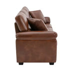 Faux Leather Sofa and Chair ,Ultimate Comfort Couch for Living Room-Morden Fort