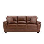 Faux Leather Sofa and Chair ,Ultimate Comfort Couch for Living Room-Morden Fort
