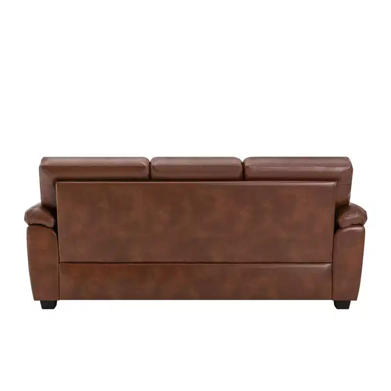 Faux Leather Sofa and Chair ,Ultimate Comfort Couch for Living Room-Morden Fort