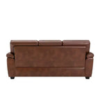 Faux Leather Sofa and Chair ,Ultimate Comfort Couch for Living Room-Morden Fort