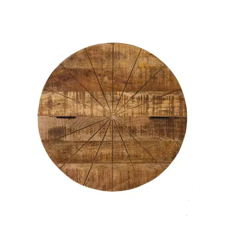 Christopher Knight Home Algonac Modern Industrial Handcrafted Mango Wood and Iron Storage Coffee Table, Natural