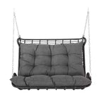 Christopher Knight Home Arruda Outdoor Wicker Porch Swing with Cushions