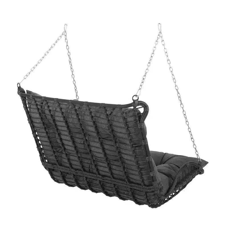 Christopher Knight Home Arruda Outdoor Wicker Porch Swing with Cushions