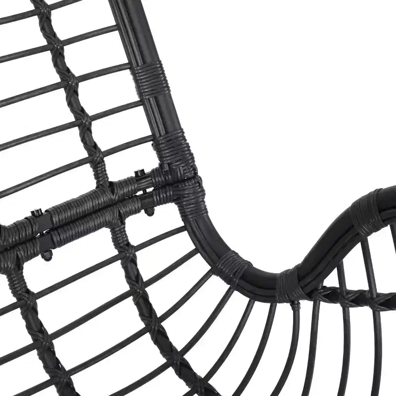 Christopher Knight Home Arruda Outdoor Wicker Porch Swing with Cushions