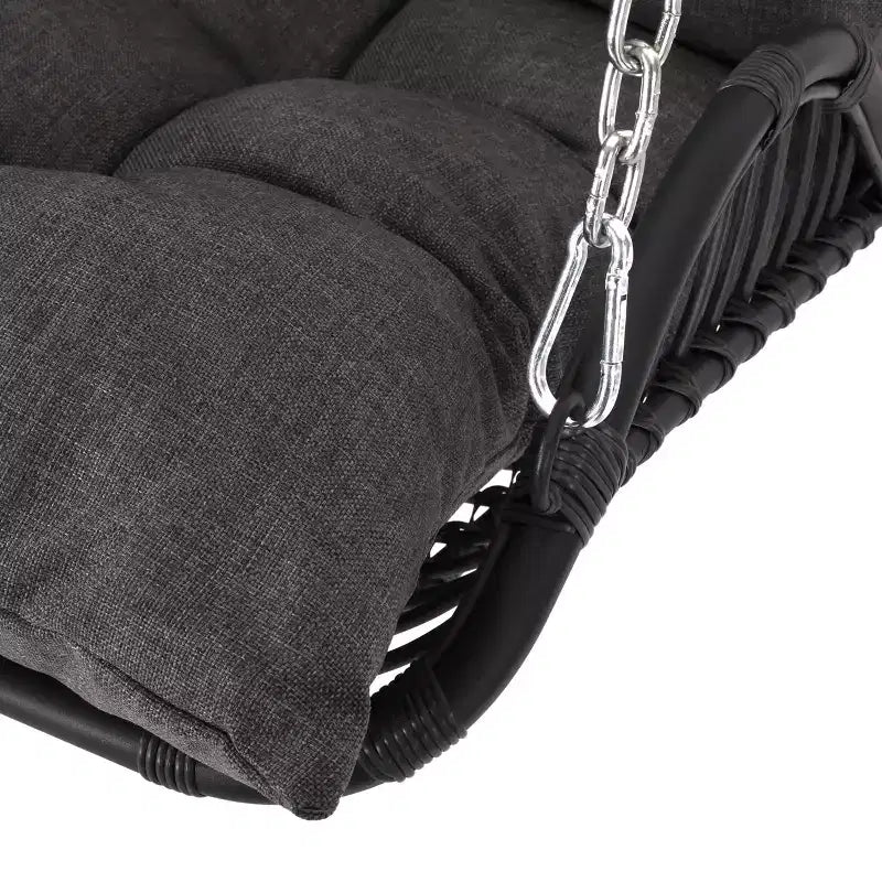 Christopher Knight Home Arruda Outdoor Wicker Porch Swing with Cushions