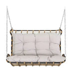 Christopher Knight Home Arruda Outdoor Wicker Porch Swing with Cushions