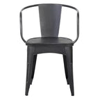 Christopher Knight Home Timotha 3 Piece Outdoor Modern Metal Round Patio Bistro Set with Open Slat Design