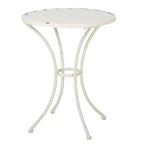 Christopher Knight Home Timotha 3 Piece Outdoor Modern Metal Round Patio Bistro Set with Open Slat Design