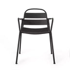 Christopher Knight Home Corey 3 Piece Outdoor Modern Metal Bistro Set with Open Slat Design