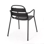 Christopher Knight Home Corey 3 Piece Outdoor Modern Metal Bistro Set with Open Slat Design