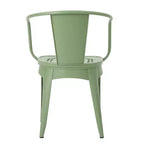 Christopher Knight Home Tisha Outdoor Modern Iron 3 Piece Bistro Set with Curved Open Backrest