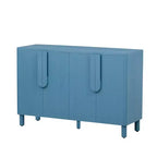4-Door Buffet Cabinet with Storage, Wood Sideboard Cabinet with Handles and Adjustable Shelves