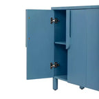 4-Door Buffet Cabinet with Storage, Wood Sideboard Cabinet with Handles and Adjustable Shelves