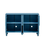 4-Door Buffet Cabinet with Storage, Wood Sideboard Cabinet with Handles and Adjustable Shelves