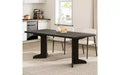 71 Large Dining Table for 6 to 8 People, Modern Dinner Table with Unique Wooden Legs, Rectangle Dining Table for Kitchen, Dining Room & Living Room
