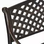 Christopher Knight Home Cozumel Outdoor 40.75 Cast Aluminum Bench, Shiny Copper