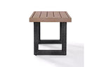 HomeStock Beaufort Outdoor Wicker Table - Brown