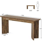 Lantine 70.9-Inch Extra Long Sofa Table Sofa Table for Living Room