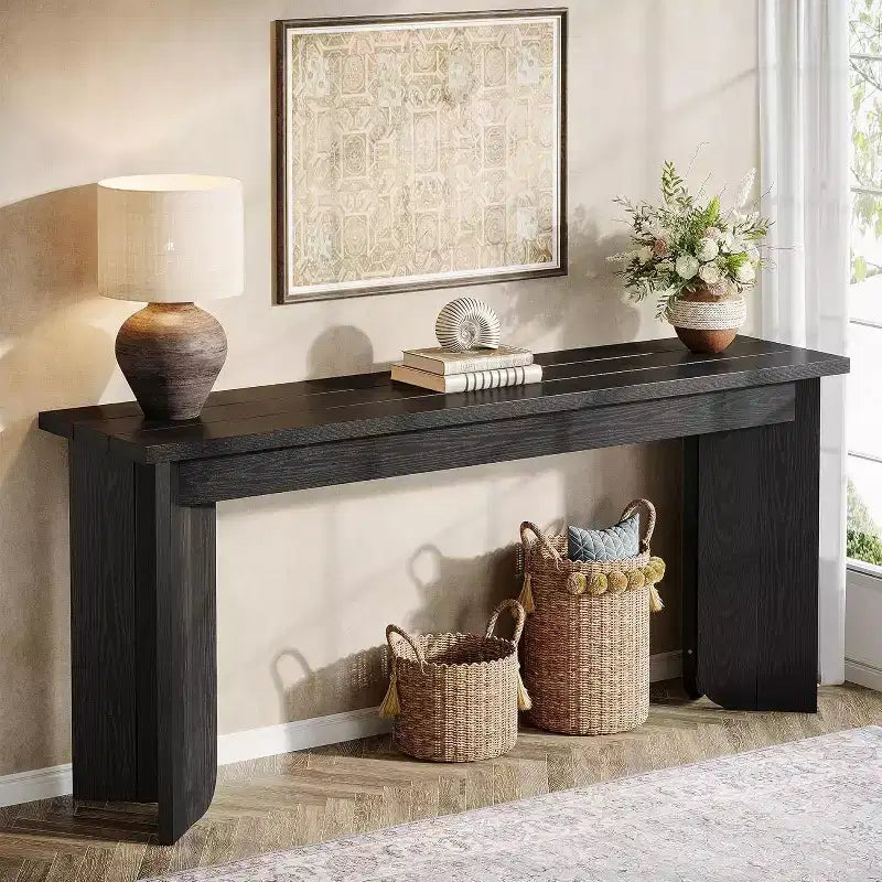 Lantine 70.9-Inch Extra Long Sofa Table Sofa Table for Living Room