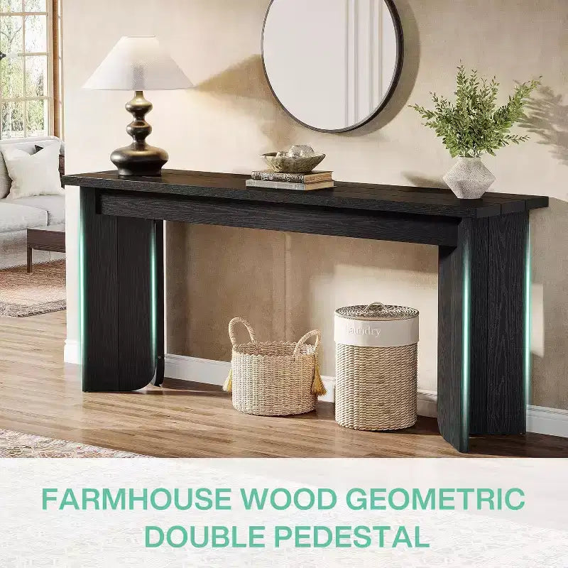 Lantine 70.9-Inch Extra Long Sofa Table Sofa Table for Living Room