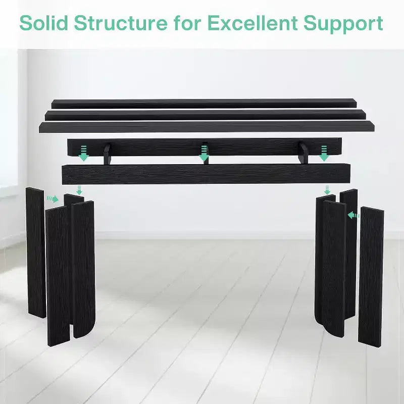 Lantine 70.9-Inch Extra Long Sofa Table Sofa Table for Living Room