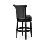 Maven Lane Pullman Swivel Bar Stools with Faux Leather