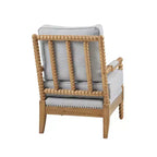 Okak Accent Chair with Comfy Upholstery Removable Cushion Solid Wood Frame Classic Stylish Reading Armchair for Living Room Waiting Room