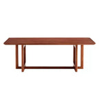Vatros Rectangle Modern Coffee Table Small Wood Coffee Table