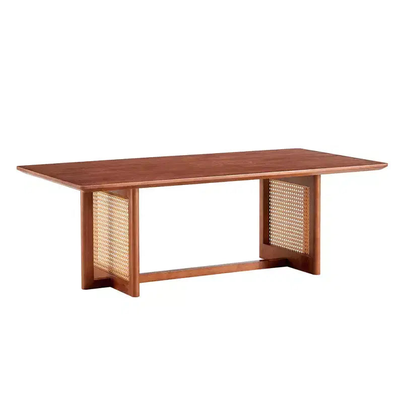 Vatros Rectangle Modern Coffee Table Small Wood Coffee Table
