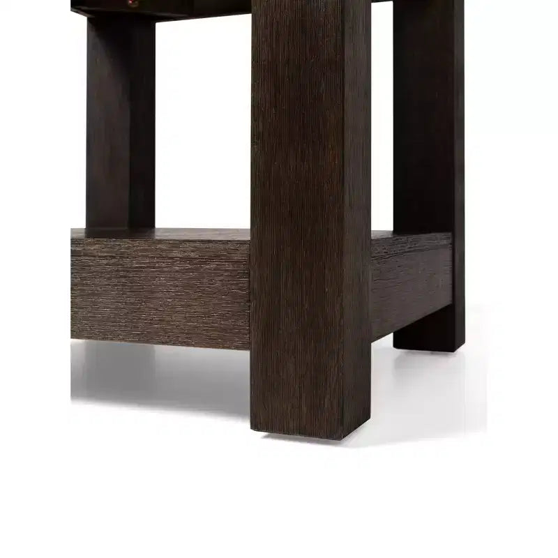 Maven Lane Paulo Wooden Side Table 22x22